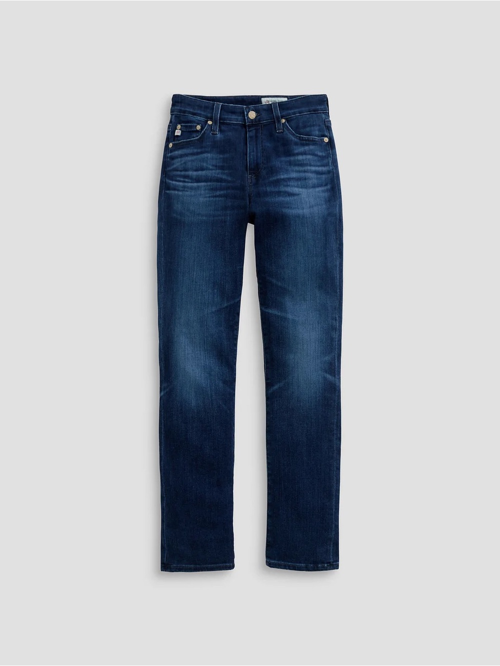 Ag Adriano Goldschmied Indigo Mid-Rise Jeans
